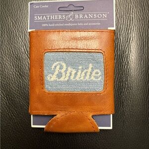 Smathers & Branson Brown and Blue Bride Can Cooler